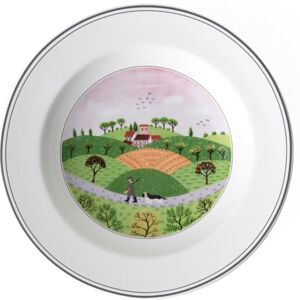 Villeroy & Boch Villeroy a Boch Design Naif polévkový talíř lovec, prémiový porcelán Villeroy & Boch Villeroy a Boch Design Naif polévkový talíř lovec, prémiový porcelán