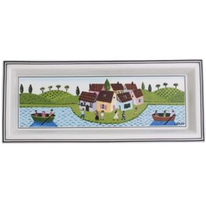 Villeroy & Boch Villeroy und Boch Design Naif Gifts Rechteckige Schale, Premium Porzellan, Weiß/Bunt Villeroy & Boch Villeroy und Boch Design Naif Gifts Rechteckige Schale, Premium Porzellan, Weiß/Bunt