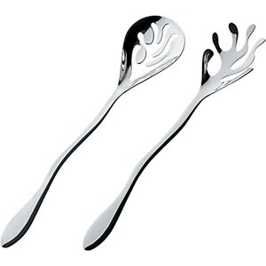 Alessi ESI16SET Mediterraneo, salátový příbor z ušlechtilé oceli 18/10 lesklý leštěný Alessi ESI16SET Mediterraneo, salátový příbor z ušlechtilé oceli 18/10 lesklý leštěný