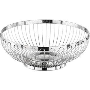 APS 30230 Hochglanzpolierter Edelstahl Korb für Brot oder Obst, Ø 25.5 x 9.5 cm APS 30230 Hochglanzpolierter Edelstahl Korb für Brot oder Obst, Ø 25.5 x 9.5 cm