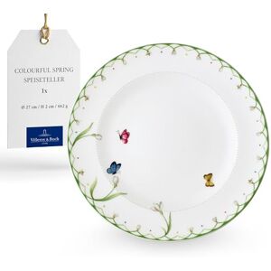 Villeroy & Boch Colourful Spring jídelní talíř pestrý 27 cm, vhodný do myčky nádobí, vhodný do mikrovlnné trouby, talíř, velikonoční talíř motýli, jídelní talíř, nádobí velikonoční keramika Villeroy & Boch Colourful Spring jídelní talíř pestrý 27 cm, vhodný do myčky nádobí, vhodný do mikrovlnné trouby, talíř, velikonoční talíř motýli, jídelní talíř, nádobí velikonoční keramika