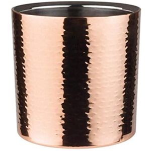 APS Chladič lahví z ušlechtilé oceli 36074 "Copper" – chladič lahví na nápoje se vzhledem kladiva pro lahve 0,7 – 1,5 litru – rozměry: 12 × 12 cm, výška: 20 cm, barva: tepaná měď APS Chladič lahví z ušlechtilé oceli 36074 "Copper" – chladič lahví na nápoje se vzhledem kladiva pro lahve 0,7 – 1,5 litru – rozměry: 12 × 12 cm, výška: 20 cm, barva: tepaná měď