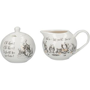 V&A Alenka v říši divů cukřenka a konvička na mléko z jemného porcelánu, porcelánové misky a konvičky na mléko v luxusní dárkové krabičce V&A Alenka v říši divů cukřenka a konvička na mléko z jemného porcelánu, porcelánové misky a konvičky na mléko v luxusní dárkové krabičce