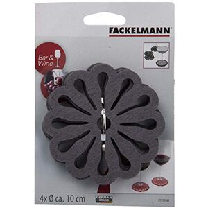 Fackelmann 27239 Glasuntersetzer, 4 Einheiten, Edelstahl, Mehrfarbig, 17 x 11,7 x 1,5 cm Fackelmann 27239 Glasuntersetzer, 4 Einheiten, Edelstahl, Mehrfarbig, 17 x 11,7 x 1,5 cm