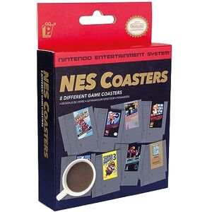 Paladone Nintendo NES Cartridge Retro podtácek pro hráče oficiálně licencovaný, s Donkey Kong, Zelda, Super Mario a dalšími klasikami, sada z 8 Paladone Nintendo NES Cartridge Retro podtácek pro hráče oficiálně licencovaný, s Donkey Kong, Zelda, Super Mario a dalšími klasikami, sada z 8