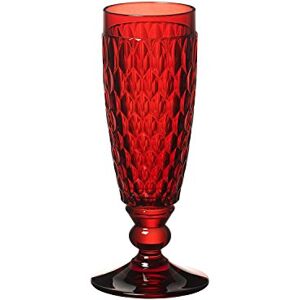 Villeroy & Boch Boston Coloured sklenice na sekt Red, 150 ml, křišťálové sklo, červená Villeroy & Boch Boston Coloured sklenice na sekt Red, 150 ml, křišťálové sklo, červená