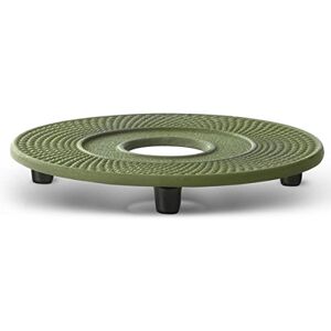 bredemeijer kulatá zelená litinová podložka Xilin Ø cca 13 cm, zelená bredemeijer kulatá zelená litinová podložka Xilin Ø cca 13 cm, zelená