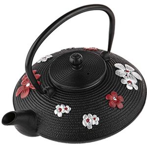 lachineuse Čajová konvice z litiny, červená a stříbrná barva, 800 ml lachineuse Čajová konvice z litiny, červená a stříbrná barva, 800 ml