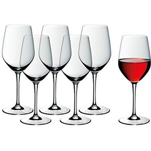 WMF Easy Plus sada sklenic na červené víno 6dílná, 450 ml, křišťálové sklo, vhodné do myčky, průhledné WMF Easy Plus sada sklenic na červené víno 6dílná, 450 ml, křišťálové sklo, vhodné do myčky, průhledné