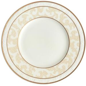 Villeroy & Boch Ivoire talíř na chleba Ivoire, malý jídelní talíř se zlatými okraji a ornamenty z prémiového porcelánu Bone, lze mýt v myčce, 180 mm Villeroy & Boch Ivoire talíř na chleba Ivoire, malý jídelní talíř se zlatými okraji a ornamenty z prémiového porcelánu Bone, lze mýt v myčce, 180 mm