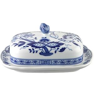 Hutschenreuther 02001-720002-15169 Cibulový vzor máslová dóza, 250 g, modrá Hutschenreuther 02001-720002-15169 Cibulový vzor máslová dóza, 250 g, modrá