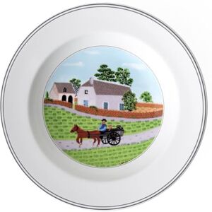 Villeroy & Boch Design Polévkový talíř Naif Bauer, prémiový porcelán Villeroy & Boch Design Polévkový talíř Naif Bauer, prémiový porcelán