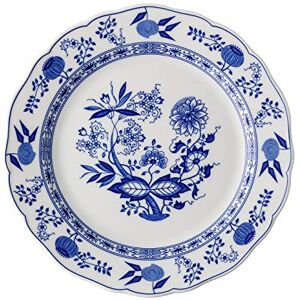 Hutschenreuther Jídelní talíř s modrým cibulovým vzorem s vlajkou 27 cm Hutschenreuther Jídelní talíř s modrým cibulovým vzorem s vlajkou 27 cm
