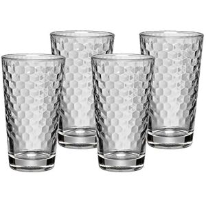 WMF 4dílná sada sklenic Tumbler, plástvový vzor, koktejlové sklenice na míchané nápoje, odolné vůči horku, vhodné do myčky, 16.5 x 16.5 x 15 cm WMF 4dílná sada sklenic Tumbler, plástvový vzor, koktejlové sklenice na míchané nápoje, odolné vůči horku, vhodné do myčky, 16.5 x 16.5 x 15 cm