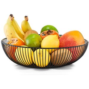Zeller 27382 košík na ovoce, kov, černý, cca Ø 28 x 8 cm, černá miska na ovoce, zeleninu, chléb, miska na ovoce, dárkový koš, moderní kuchyně Zeller 27382 košík na ovoce, kov, černý, cca Ø 28 x 8 cm, černá miska na ovoce, zeleninu, chléb, miska na ovoce, dárkový koš, moderní kuchyně