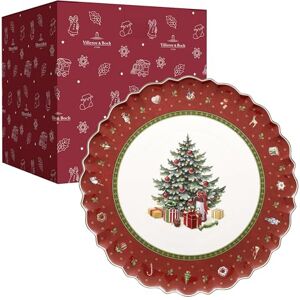 Villeroy & Boch Toy's Delight kulatý talíř na koláč, 33 cm, prémiový porcelán, červená/zelená Villeroy & Boch Toy's Delight kulatý talíř na koláč, 33 cm, prémiový porcelán, červená/zelená