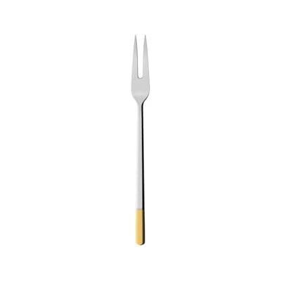 Villeroy & Boch Villeroy a Boch Ella vidlička na maso, 18,3 cm, nerezová ocel, částečně pozlacená Villeroy & Boch Villeroy a Boch Ella vidlička na maso, 18,3 cm, nerezová ocel, částečně pozlacená