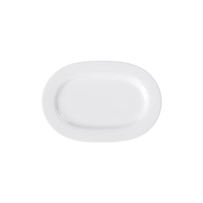 Villeroy & Boch Royal oválná deska, elegantní servírovací podnos se zvýšeným okrajem z kvalitního prémiového porcelánu Bone, lze mýt v myčce, 34 cm Villeroy & Boch Royal oválná deska, elegantní servírovací podnos se zvýšeným okrajem z kvalitního prémiového porcelánu Bone, lze mýt v myčce, 34 cm