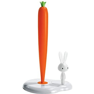 Alessi ASG42 W Bunny Carrot držák kuchyňských rolí bílý Alessi ASG42 W Bunny Carrot držák kuchyňských rolí bílý