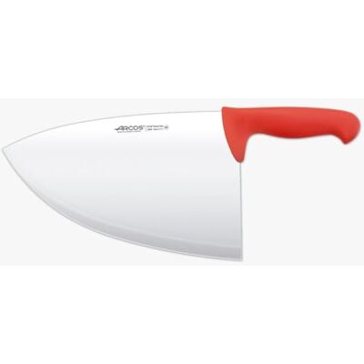 Arcos Fleischermesser Cleaver Klinge aus Edelstahl 28 cm, Griff aus Polypropylen Silber, Farberkennungssystem Robust und Hygienisch Serie 2900, Farbe Rot Arcos Fleischermesser Cleaver Klinge aus Edelstahl 28 cm, Griff aus Polypropylen Silber, Farberkennungssystem Robust und Hygienisch Serie 2900, Farbe Rot
