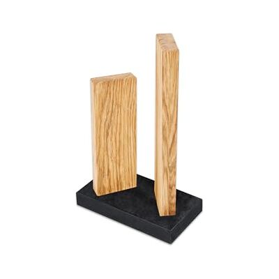 KAI Magnetický blok na nože malý Stonehenge z dubu se žulovým dnem prémiové dřevo místo pro 4 nože rozměry 18 x 10 x 28-30 cm KAI Magnetický blok na nože malý Stonehenge z dubu se žulovým dnem prémiové dřevo místo pro 4 nože rozměry 18 x 10 x 28-30 cm