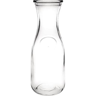 Olympia Sada skleněných karaf 500 ml (6 kusů), průhledná, velikost: 200 (V) x 78 (dia) mm, zesílený okraj, jednoduché vylévání, vhodné do myčky na sklenice, profesionální barové příslušenství, GM583 Olympia Sada skleněných karaf 500 ml (6 kusů), průhledná, velikost: 200 (V) x 78 (dia) mm, zesílený okraj, jednoduché vylévání, vhodné do myčky na sklenice, profesionální barové příslušenství, GM583