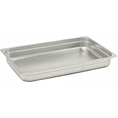 Baldassare Agnelli Pentole Agnelli COIXGNP11065 nádoba na mytí v gastronormu 1/1, kov, stříbrná/černá, 53 x 32,5 x 6,5 cm Baldassare Agnelli Pentole Agnelli COIXGNP11065 nádoba na mytí v gastronormu 1/1, kov, stříbrná/černá, 53 x 32,5 x 6,5 cm
