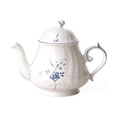 Villeroy & Boch Čajová konvice Villeroy a Boch Vieux Luxembourg, 1,1 litru, prémiový porcelán, bílá/modrá Villeroy & Boch Čajová konvice Villeroy a Boch Vieux Luxembourg, 1,1 litru, prémiový porcelán, bílá/modrá