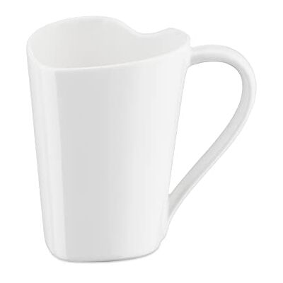 Alessi Mug to MMI24 hrnek ve tvaru srdce z čínského kostí, bílý Alessi Mug to MMI24 hrnek ve tvaru srdce z čínského kostí, bílý
