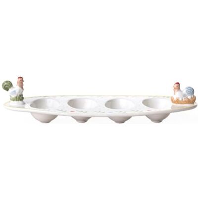 Villeroy & Boch – Spring Awakening Miska na vejce "Kohout a slepice", velikonoční dekorace, velikonoční dekorace, dekorace Velikonoce, prémiový porcelán Villeroy & Boch – Spring Awakening Miska na vejce "Kohout a slepice", velikonoční dekorace, velikonoční dekorace, dekorace Velikonoce, prémiový porcelán