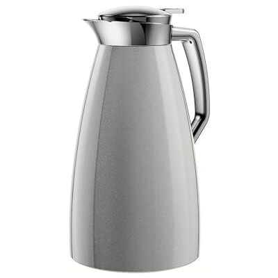 Emsa F4140100 Plaza Izolační konvice 1 litr Aroma Diamond Quick-Tip-uzávěr stříbrná, XL Emsa F4140100 Plaza Izolační konvice 1 litr Aroma Diamond Quick-Tip-uzávěr stříbrná, XL