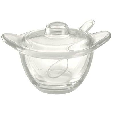 Guzzini Gocce, nádoba na strouhací sýr/džem nebo cukřenku se lžičkou transparentní, 16,5 x 12,5 x v 10 cm 2317000 Guzzini Gocce, nádoba na strouhací sýr/džem nebo cukřenku se lžičkou transparentní, 16,5 x 12,5 x v 10 cm 2317000