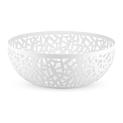 Alessi MSA04/29 W Cactus, miska na ovoce z oceli, super bílá Alessi MSA04/29 W Cactus, miska na ovoce z oceli, super bílá