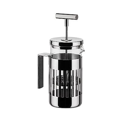 Alessi 9094/3 – lisovací filtr z ušlechtilé oceli 18/10, lesklý, leštěný a tepelně odolné sklo, 3 šálky Alessi 9094/3 – lisovací filtr z ušlechtilé oceli 18/10, lesklý, leštěný a tepelně odolné sklo, 3 šálky