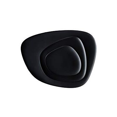 Kartell 123609 Talíř/podnosy Melamin 45 x 45 x 1,7 cm 3 jednotky, černé Kartell 123609 Talíř/podnosy Melamin 45 x 45 x 1,7 cm 3 jednotky, černé