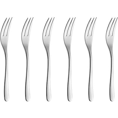 Gerlach Muza Kuchengabel Set Für 6 Personen Spülmaschinenfest Kleine Gabeln Dessertbesteck Essbesteck Aus Edelstahl Elegantes Besteck Tafelbesteck Rostfrei, Silberglänzend, 6 STK, 6 Gerlach Muza Kuchengabel Set Für 6 Personen Spülmaschinenfest Kleine Gabeln Dessertbesteck Essbesteck Aus Edelstahl Elegantes Besteck Tafelbesteck Rostfrei, Silberglänzend, 6 STK, 6