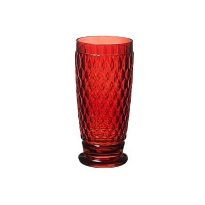 Villeroy & Boch Boston Coloured sklenice na dlouhé nápoje Red, 400 ml, křišťálové sklo, červená Villeroy & Boch Boston Coloured sklenice na dlouhé nápoje Red, 400 ml, křišťálové sklo, červená