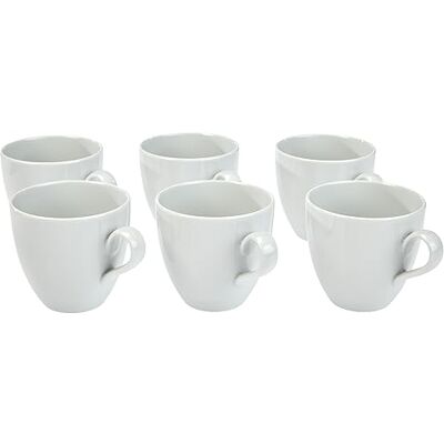 Alessi SG53/87 'Mami' kávový podšálek 6 kusů z bílého porcelánu průměr 8,0 cm Alessi SG53/87 'Mami' kávový podšálek 6 kusů z bílého porcelánu průměr 8,0 cm