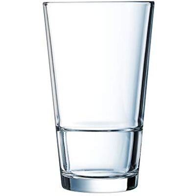 Arcoroc ARC H5641 Stack Up sklenice na dlouhé nápoje, 470 ml, sklo, transparentní, 6 kusů Arcoroc ARC H5641 Stack Up sklenice na dlouhé nápoje, 470 ml, sklo, transparentní, 6 kusů