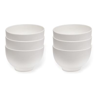 Villeroy & Boch Vivo – sada bílých misek Basic pro 6 osob, bílá, vhodné do myčky nádobí, vhodné do mikrovlnné trouby, misky na müsli, mísy, bowl, misky na polévku, salátová mísa, jídlo, prémiový Villeroy & Boch Vivo – sada bílých misek Basic pro 6 osob, bílá, vhodné do myčky nádobí, vhodné do mikrovlnné trouby, misky na müsli, mísy, bowl, misky na polévku, salátová mísa, jídlo, prémiový