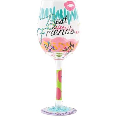 Enesco Lolita Best Friends Always Wine Glass Enesco Lolita Best Friends Always Wine Glass