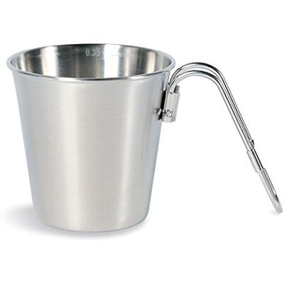 Tatonka Pohár z ušlechtilé oceli Expedition Mug (350 ml) – Jednorázový pohárek s objemem 3,5 l, odnímatelná rukojeť a škálování objemu – vhodný pro potraviny, nerozbitný, bez škodlivých látek – Ø 9 x 9 cm Tatonka Pohár z ušlechtilé oceli Expedition Mug (350 ml) – Jednorázový pohárek s objemem 3,5 l, odnímatelná rukojeť a škálování objemu – vhodný pro potraviny, nerozbitný, bez škodlivých látek – Ø 9 x 9 cm
