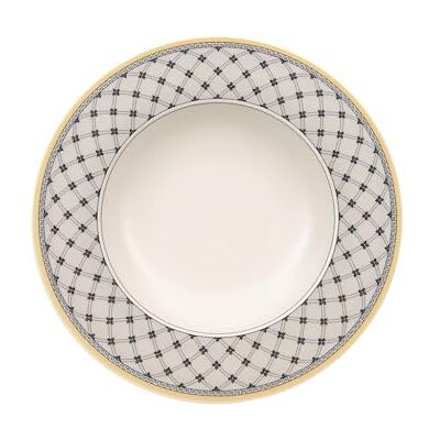 Villeroy & Boch – Audun Promenade polévkový talíř 24 cm bílý/šedý/žlutý, vhodný do myčky nádobí, vhodný do mikrovlnné trouby, talíř na polévku, mísa na polévku, prémiový porcelán Villeroy & Boch – Audun Promenade polévkový talíř 24 cm bílý/šedý/žlutý, vhodný do myčky nádobí, vhodný do mikrovlnné trouby, talíř na polévku, mísa na polévku, prémiový porcelán