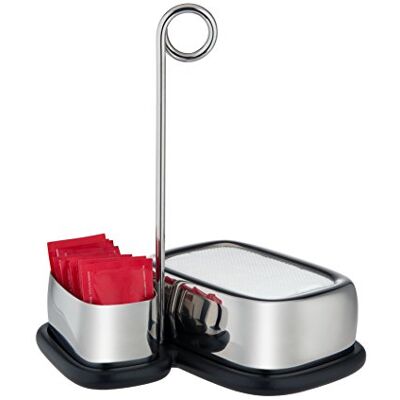 Alessi VS07 1 Bibo Set mit Tee- und Kaffeeaccessoires, bestehend aus: Papierserviettenhalter und Behälter für Beutel/Tüten. Melamin und 18/10 Edelstahl. Alessi VS07 1 Bibo Set mit Tee- und Kaffeeaccessoires, bestehend aus: Papierserviettenhalter und Behälter für Beutel/Tüten. Melamin und 18/10 Edelstahl.
