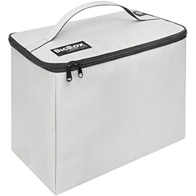 Wedo Chladicí taška 582520 BigBox Cooler (polyester, objem: 16,5 l, tepelná izolace, 2 zipy), světle šedá Wedo Chladicí taška 582520 BigBox Cooler (polyester, objem: 16,5 l, tepelná izolace, 2 zipy), světle šedá