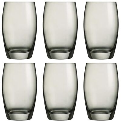 Arcoroc ARC J8491 Salto Color Studio Grey Longdrinkglas, 350ml, Glas, grau, 6 Stück Arcoroc ARC J8491 Salto Color Studio Grey Longdrinkglas, 350ml, Glas, grau, 6 Stück