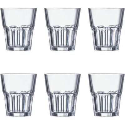 Arcoroc ARC J2612 Granity Whiskyglas, 275ml, Glas, transparent, 6 Stück Arcoroc ARC J2612 Granity Whiskyglas, 275ml, Glas, transparent, 6 Stück