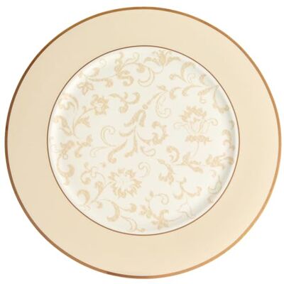 Villeroy & Boch 10-4390-2680 Ivoirový talíř, porcelán, zlatý/bílý/béžový, 35,7 x 35,7 x 1 cm, 1 kus Villeroy & Boch 10-4390-2680 Ivoirový talíř, porcelán, zlatý/bílý/béžový, 35,7 x 35,7 x 1 cm, 1 kus