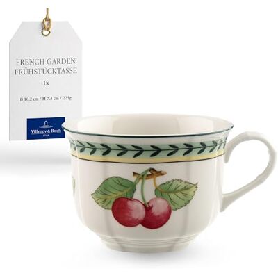 Villeroy & Boch – Hrnek French Garden Fleurence, vhodný do myčky nádobí, bezpečný do mikrovlnné trouby, šálek na kávu na mléko, hrnek na kávu, hrnek na horké nápoje, prémiový porcelán Villeroy & Boch – Hrnek French Garden Fleurence, vhodný do myčky nádobí, bezpečný do mikrovlnné trouby, šálek na kávu na mléko, hrnek na kávu, hrnek na horké nápoje, prémiový porcelán