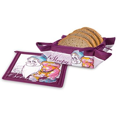EGAN Disney tws63/10mA 7 Zwerge Set Brotkasten mit Topfuntersetzer, Position Pimpel EGAN Disney tws63/10mA 7 Zwerge Set Brotkasten mit Topfuntersetzer, Position Pimpel